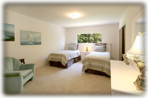 Cedar View Room, Set-Up as Extra-Long Twind Beds at Your Request