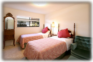 Mt. Side Room, We Convert it to a Comfortable King Bed at Your Request