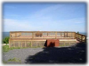 Viewing area for Overlook at State Park