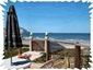 Patio with private walkway to beach