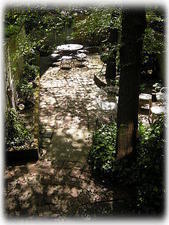 The peaceful & private walled garden is perfect for Unwinding