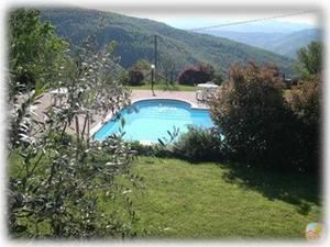 View of Pool in Rolling Hills