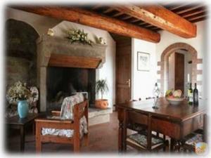 Restored Living Area Maintained in Tuscany Style