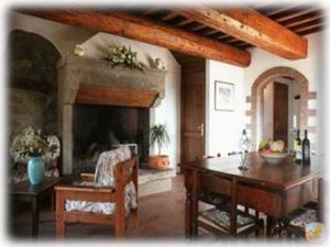 Restored Living Area Maintained in Tuscany Style