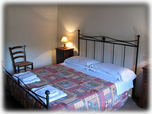 bedroom in La Loggetta