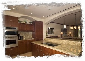 Fully stocked European gourmet kitchen