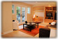 Built-in cabinets with TV, DVD, CD, etc.