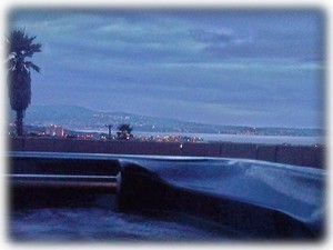 Sundance HOT TUB with Bay View (shown at dusk)