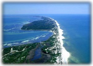 Arial View of Cape San Blas, FL!  BEAUTIFUL!