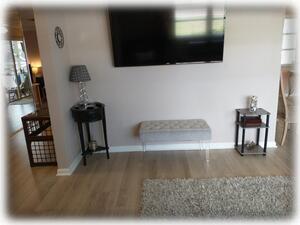 Living Room with Adjacent Foyer & Dining Room
