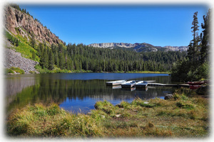 Mammoth Lakes Basin, home to many lakes - just 2 miles away