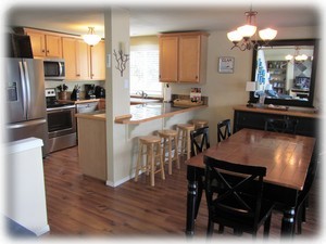 Dining and kitchen