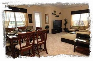 Living Room and Dining Room