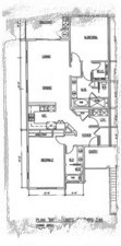 Floor Plan for villa 8A in the Halli Kai on the second floor