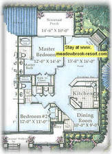 2 bedroom floor plan
