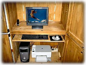 Dell computer,  Windows XP with HP color printer