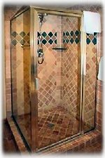 Oversized shower in master bath