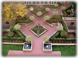 Tranquility: Award winning courtyard garden view.