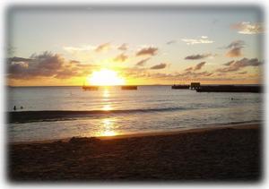 Sunset from Crash Boat Beach