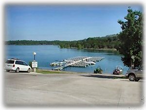 View of Table Rock Lake and Emerald Bay Marina