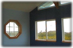 punana meditation room with views of the volcano and ocean