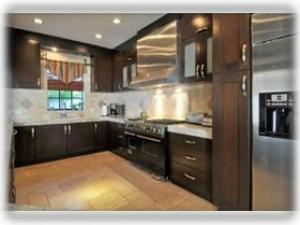 Gourmet kitchen with high end appliances