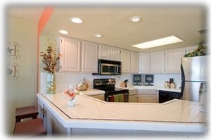 Fully equipped kitchen for cooking gourmet food at South Padre Island