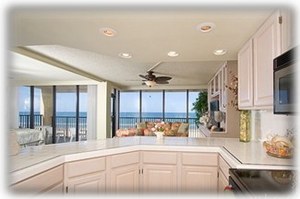 Oceanview from the kitchen
