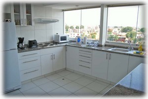Spacious, fully equipped kitchen