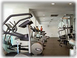 Fully equipped fitness center