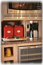 Kitchen with viking range, 2 DWs, built in coffee