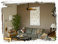 Our Living Room is ready for relaxing & a nap!