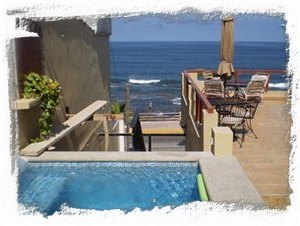 New pool w/jets with an ocean view for keeping cool and happy hour! 