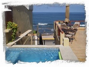 New pool w/jets with an ocean view for keeping cool and happy hour!