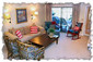 Living Room with Flat Screen TV. WiFi. Access to screen porch and dcek