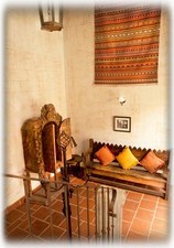 The entrance, as seen from the staircase.