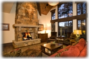 Great Room with gas fireplace