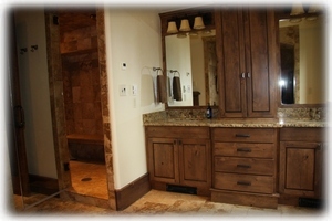 Master Bath with double steam shower...