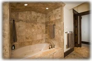 and jetted tub