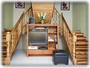 Ocho Rios villa rental - Upstairs via a beautiful, gracious,two way stairs