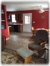 Living Area looking towards dining area