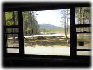 View from your large windows to the Ossippe Mtns