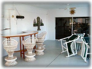 enjoy dinks while relaxing on the pool patio 