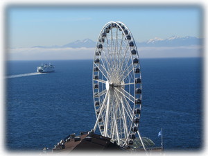 View from another Harbor Steps unit - sunny day!  Similar view at SE 1511