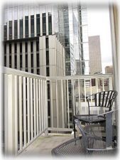 Your private balcony in the city