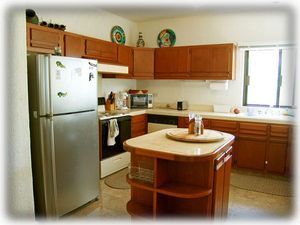 Modern kitchen with plenty of room