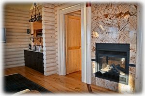 Dining Rm W/ Fireplace