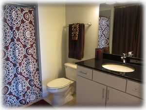 En suite bathroom
