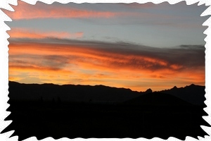 Hummingbird Ranch's Sunset