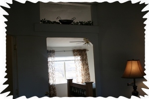 Looking from Den into the Master Bedroom